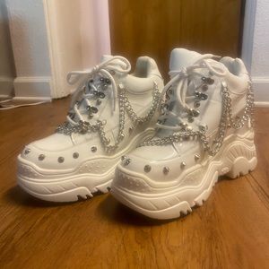 Anthony Wang Space Candy Platform Sneaker with Studs